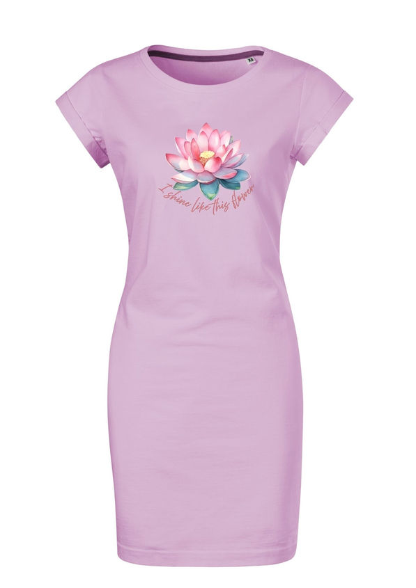 BloomPress - Dámske bavlnené šaty I shine like this flower - rozkvitni tak ako žiariš