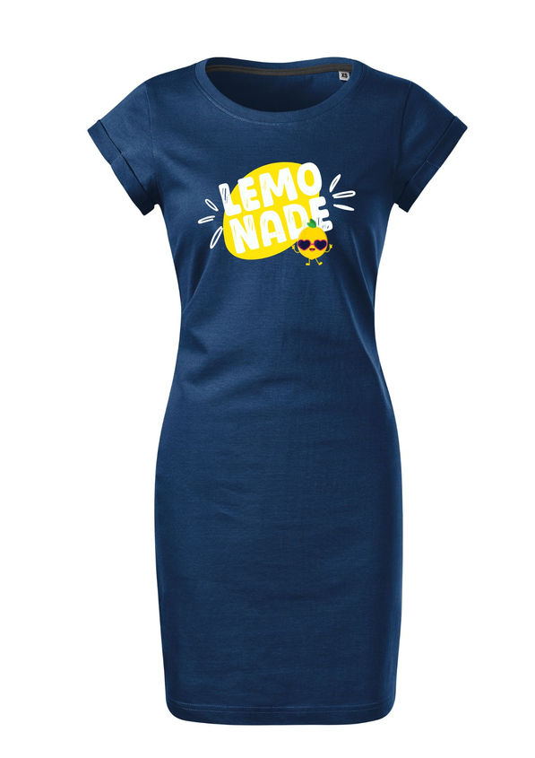 BloomPress - Dámske bavlnené šaty Lemonade - Osvieženie, ktoré si oblečieš