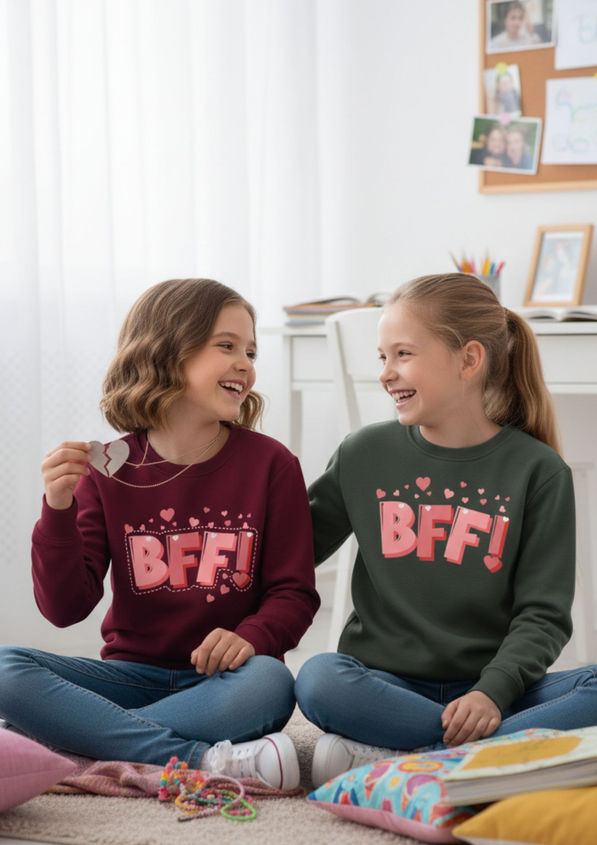 BloomPress - Detská mikina Essential - BFF