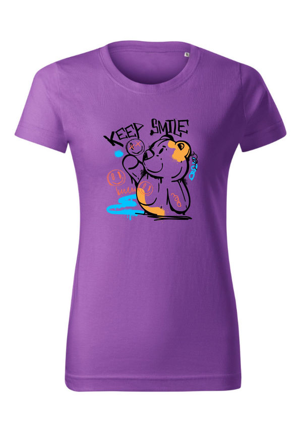 BloomPress - Dámske tričko - Keep smile