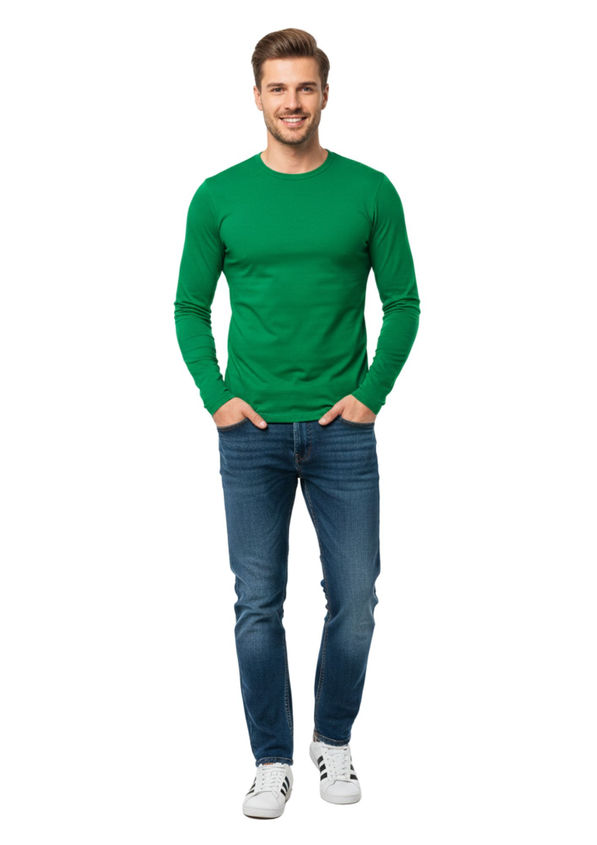 BloomPress - Pánske tričko FIT s dlhým rukávom