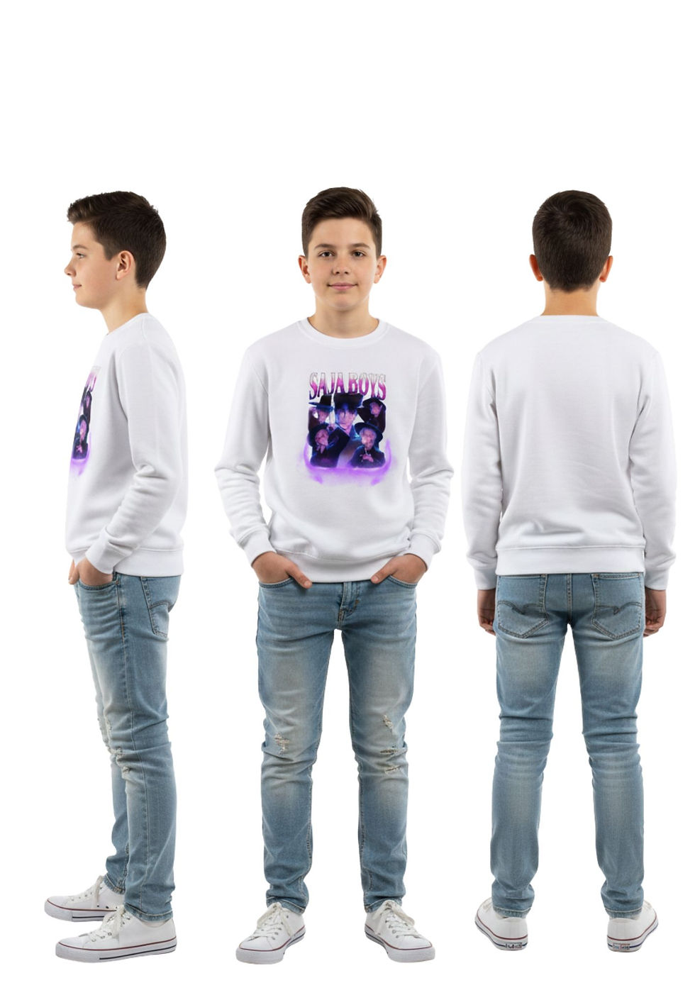 BloomPress - Detská mikina Essential - K-POP Saja boys magic