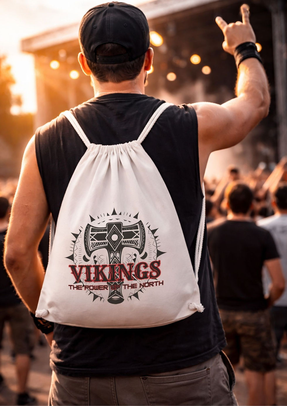 BloomPress - Batoh Easygo unisex Vikings - the power of the north