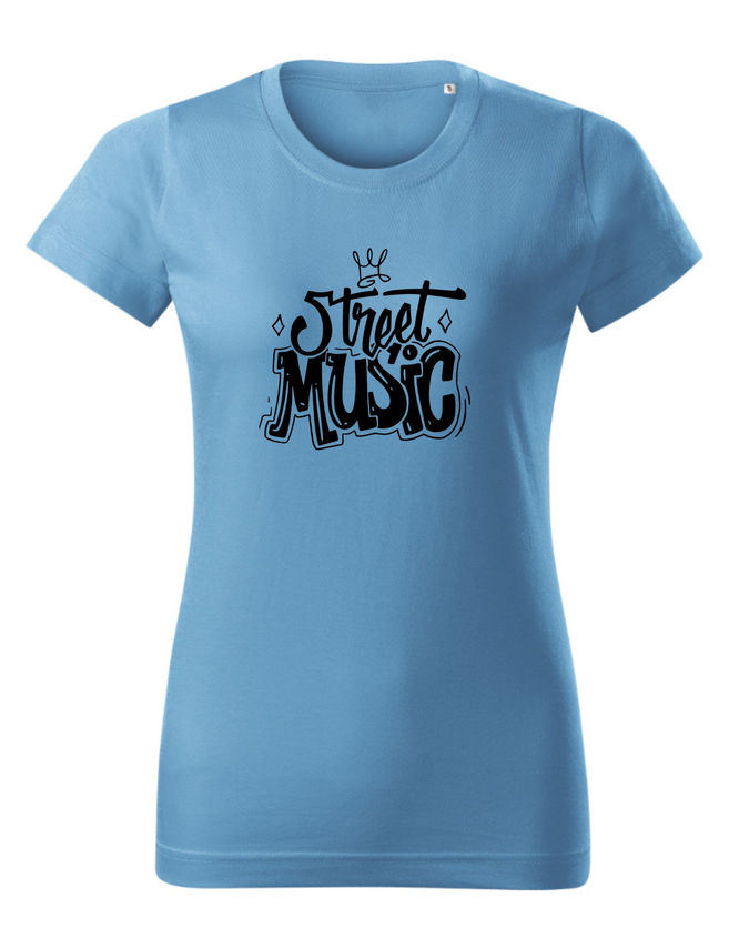 BloomPress - Dámske tričko - Street music