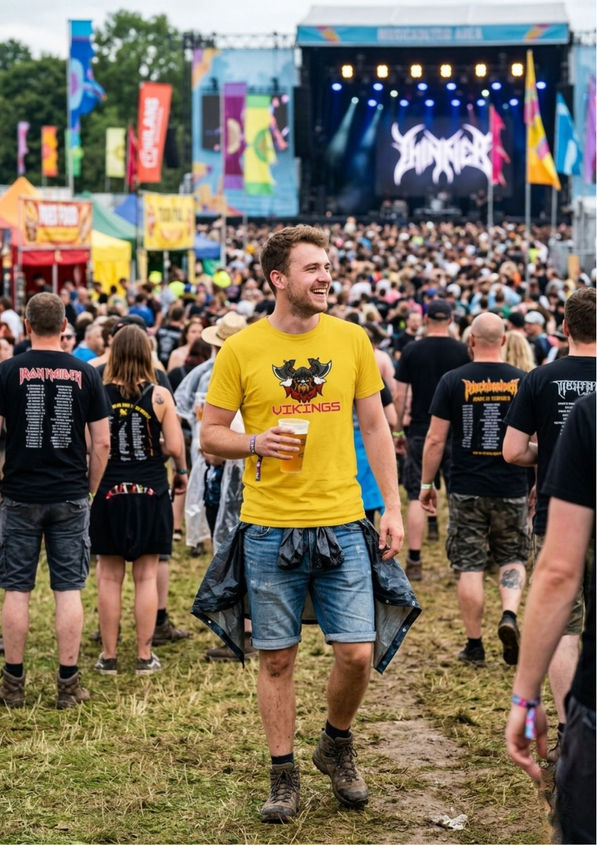 BloomPress - Pánske/Unisex tričko Vikings - sila, ktorú si nesieš každý deň