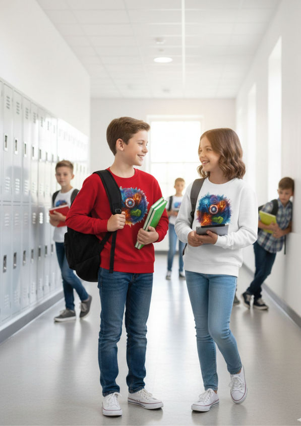 BloomPress - Detská mikina Essential  - Tím A