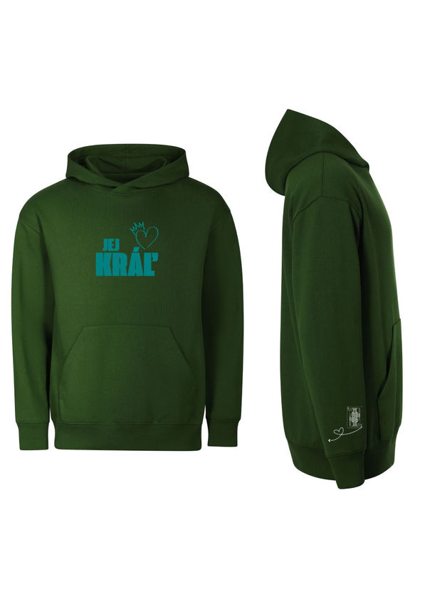 BloomPress - Mikina Chill unisex - Jej kráľ