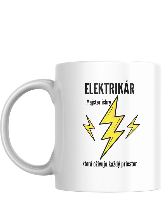 BloomPress - Hrnček Elektrikár