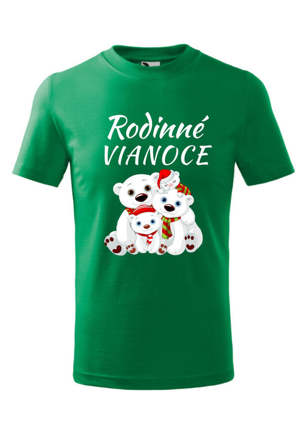 Bloompress - Detské tričko Rodinné Vianoce