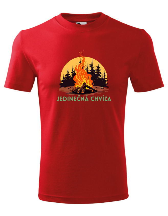 Bloompress - Pánske/Unisex tričko Hory - jedinečná chvíľa