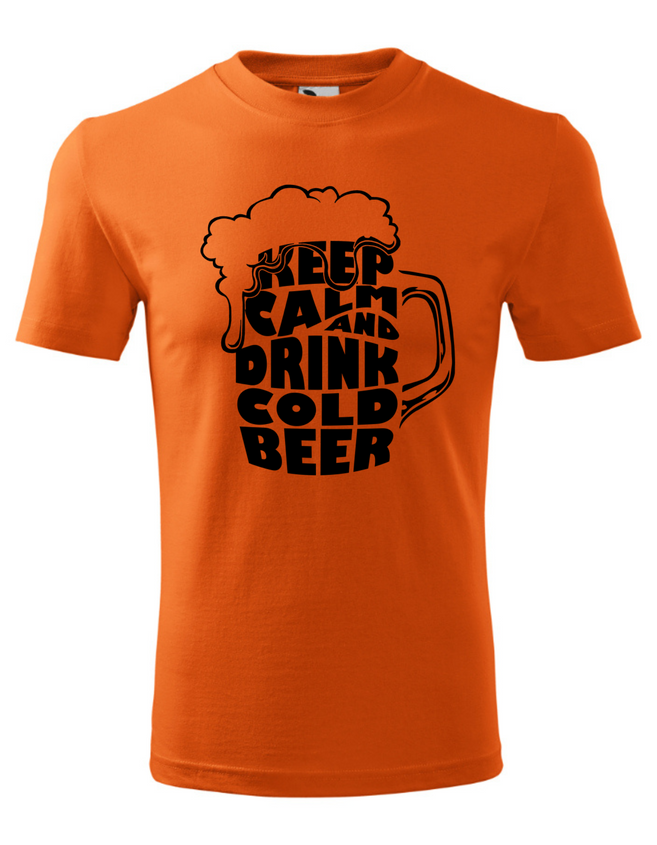 BloomPress - Pánske / Unisex tričko - Cold beer