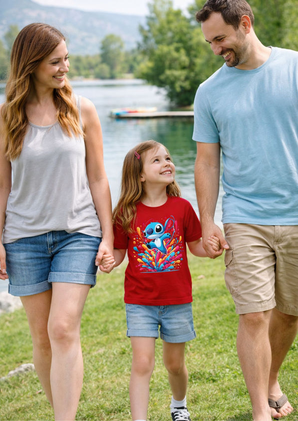 Bloompress - Detské tričko Stitch - color