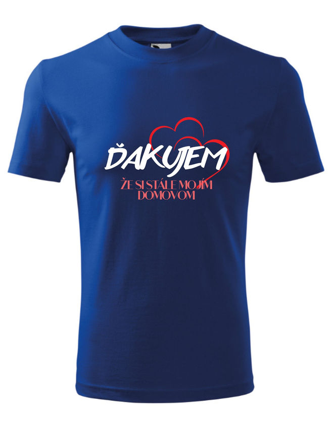 Bloompress - Pánske/Unisex tričko Ďakujem
