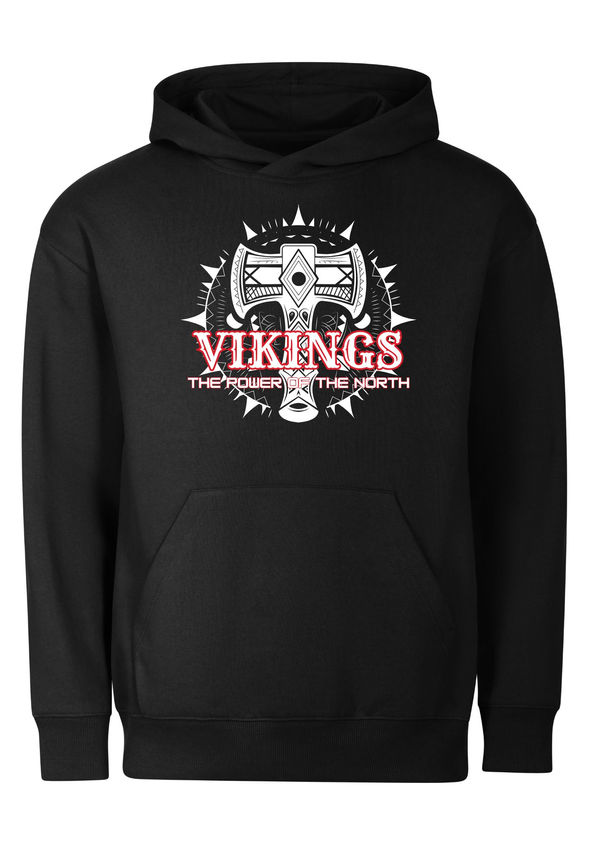 BloomPress - Mikina Chill unisex Vikings the power of the north - ktorý milujú štýl