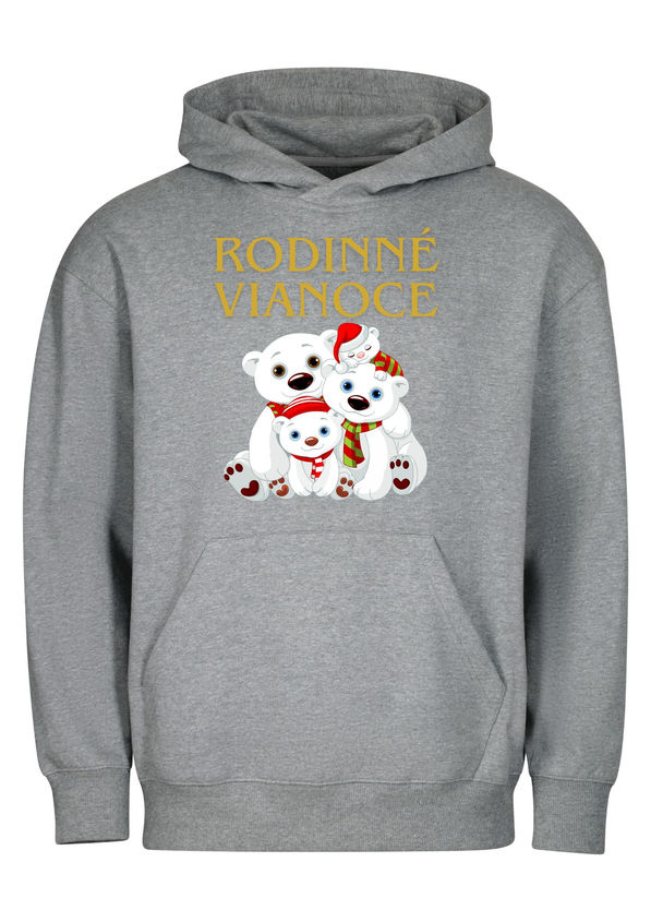 BloomPress - Mikina Chill unisex - Rodinné Vianoce