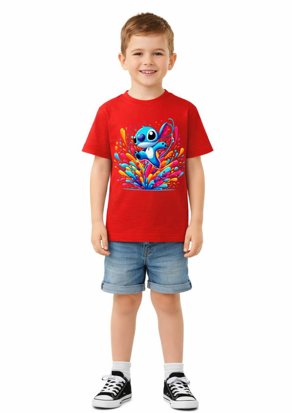 Bloompress - Detské tričko Stitch - color
