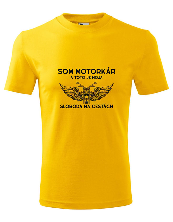 Bloompress - Pánske/Unisex tričko Som motorkár