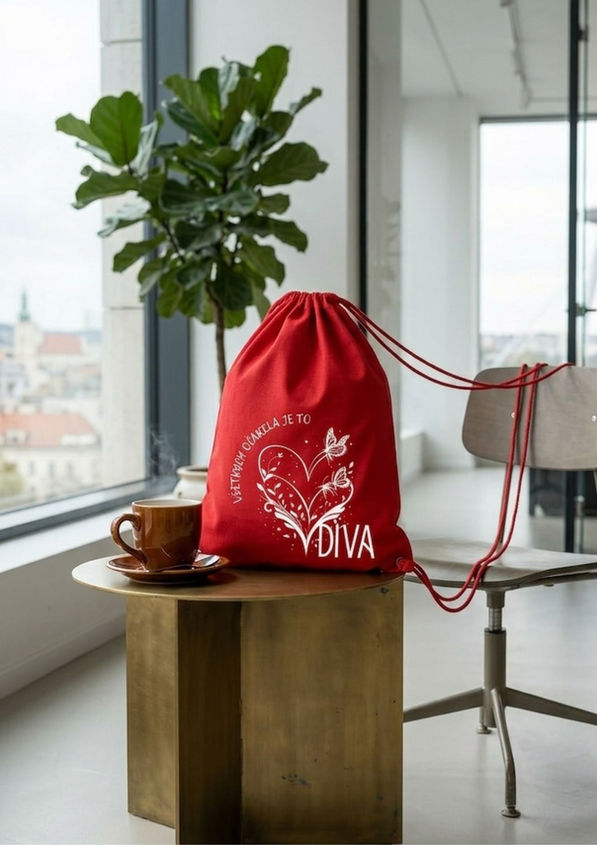 BloomPress - Batoh Easygo unisex Diva - žena, ktorá všetkých očarila