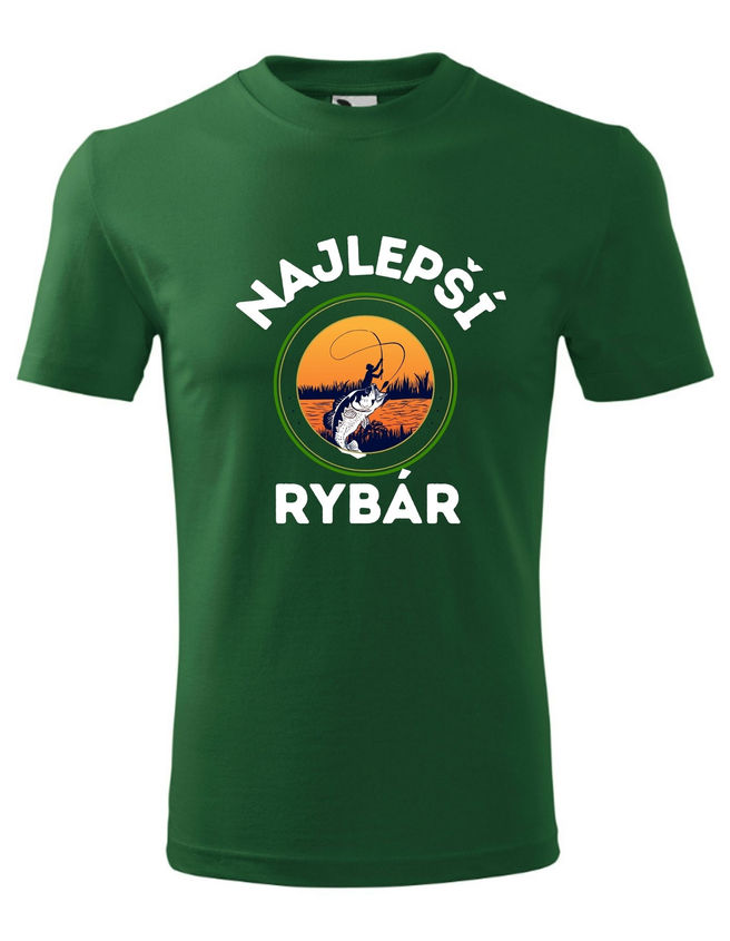 Bloompress - Pánske/Unisex tričko Najlepší rybár