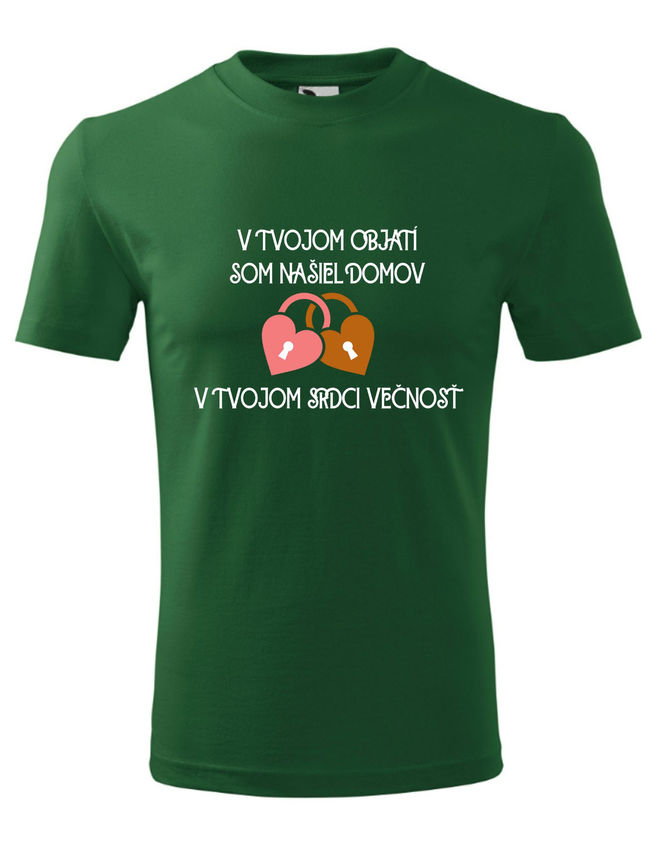 Bloompress - Pánske/Unisex tričko V tvojom objatí