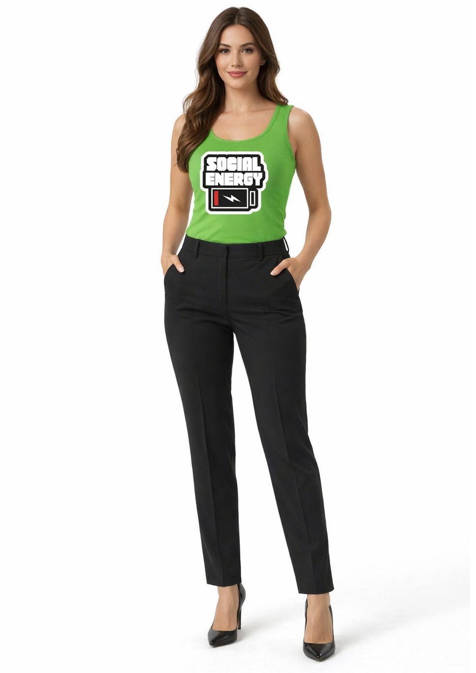 BloomPress - Dámske tielko Social energy - keď si pripravená žiariť