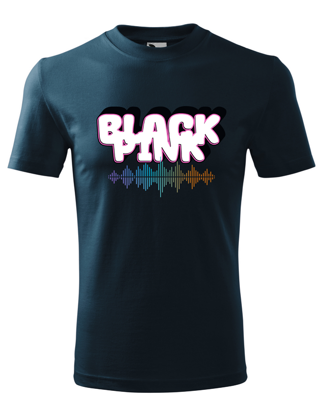 Bloompress - Pánske/Unisex tričko - Black Pink music