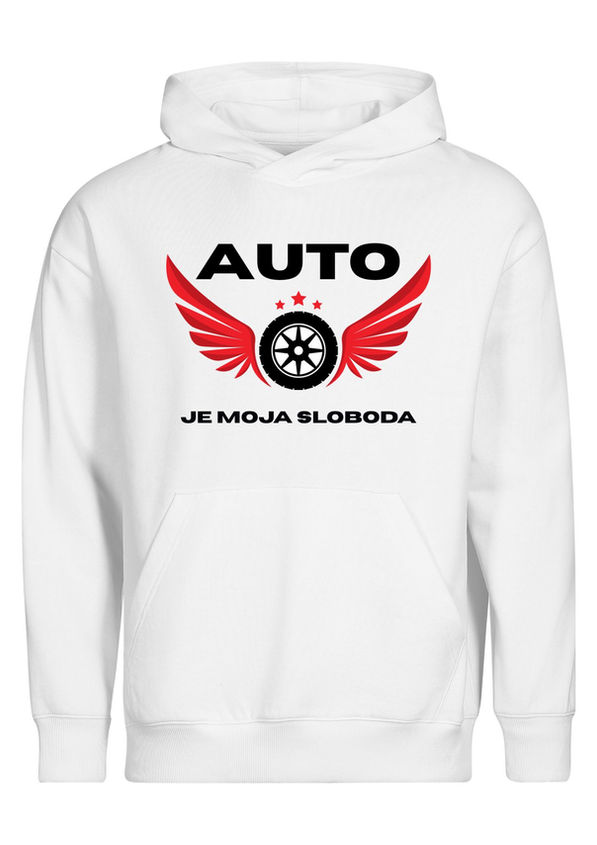 BloomPress - Mikina Chill unisex - Auto je moja sloboda