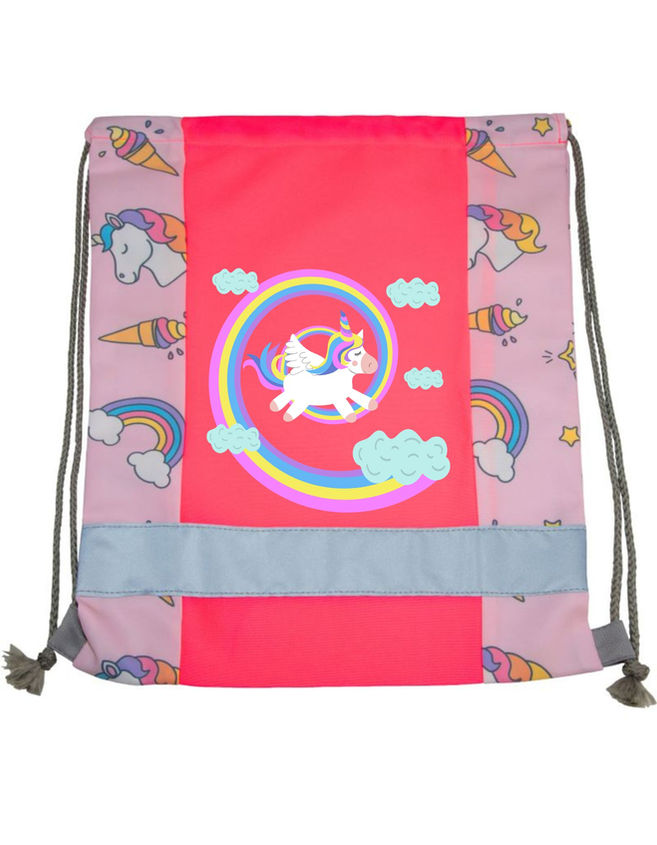 Bloompress - Detský reflexný vak Unicorn magický svet