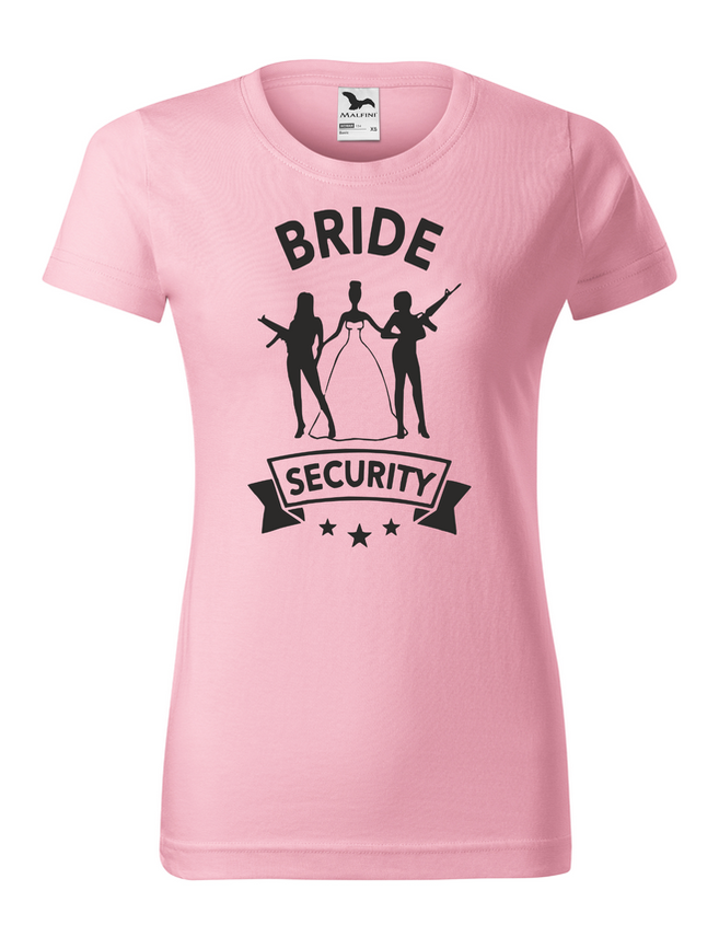 Bloompress - tričko dámske - svadba - Bride security