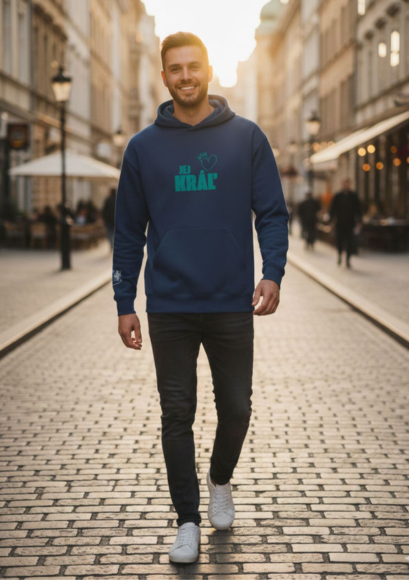 BloomPress - Mikina Chill unisex - Jej kráľ