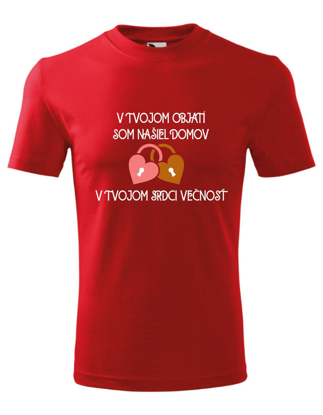 Bloompress - Pánske/Unisex tričko V tvojom objatí