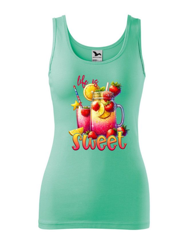 BloomPress - Dámske tielko - Life is sweet