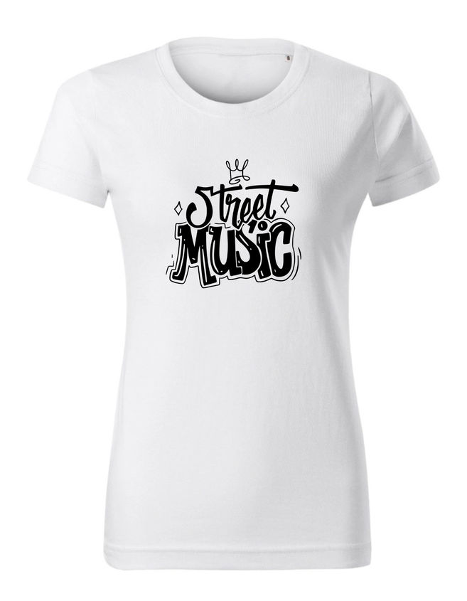 BloomPress - Dámske tričko - Street music