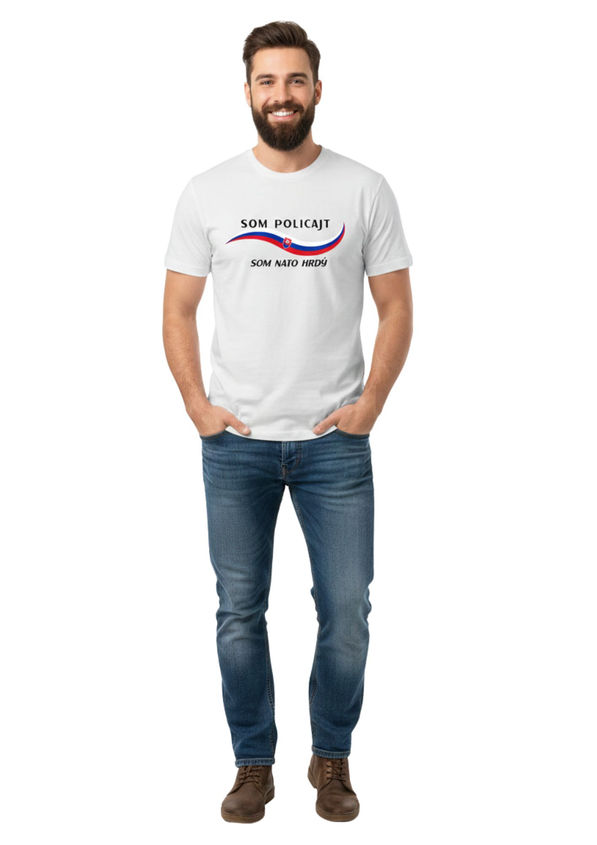 Bloompress - Pánske/Unisex tričko Som policajt