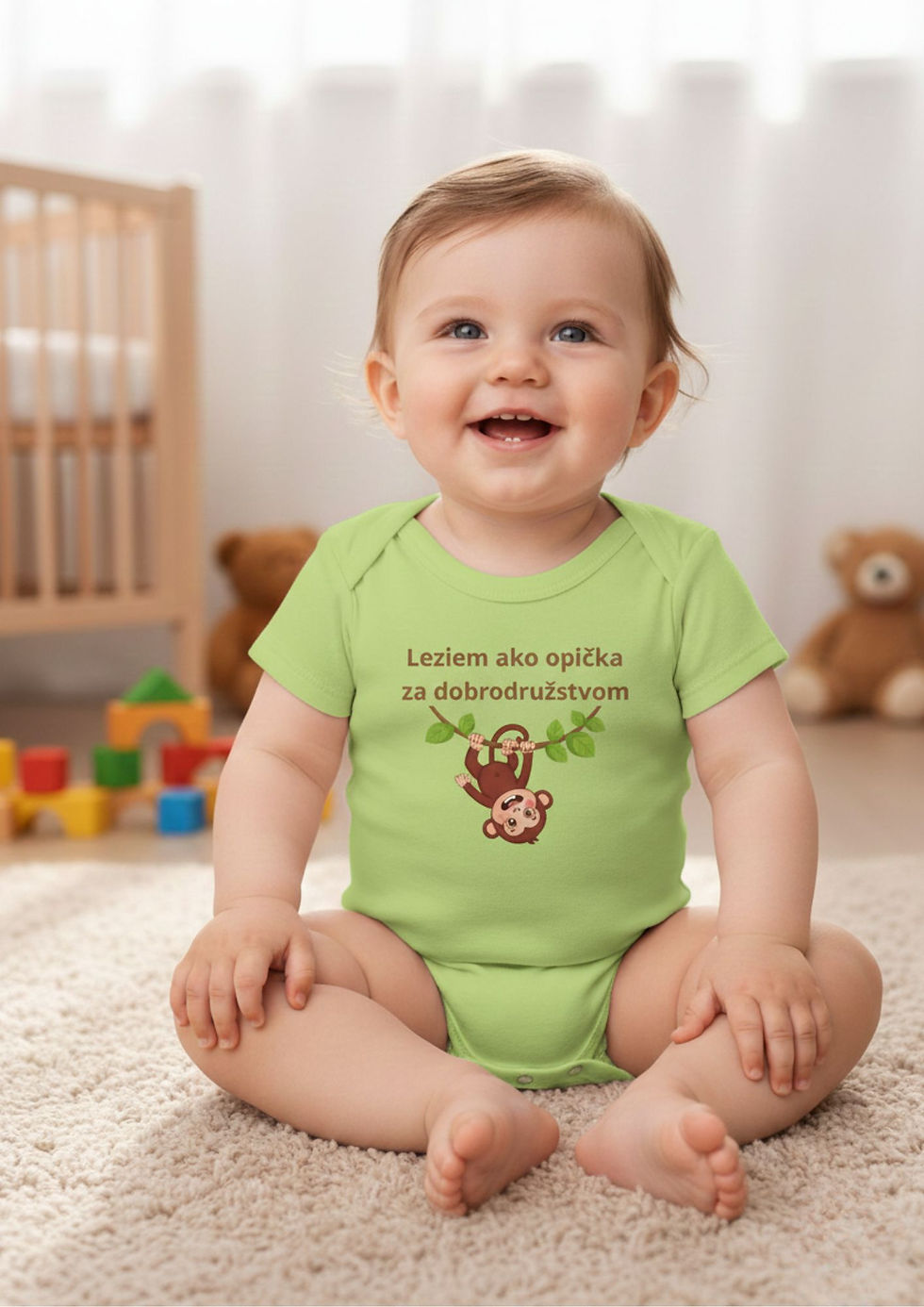 Detské body Leziem ako opička - malý objaviteľ v akcii