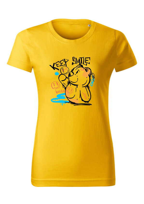 BloomPress - Dámske tričko - Keep smile
