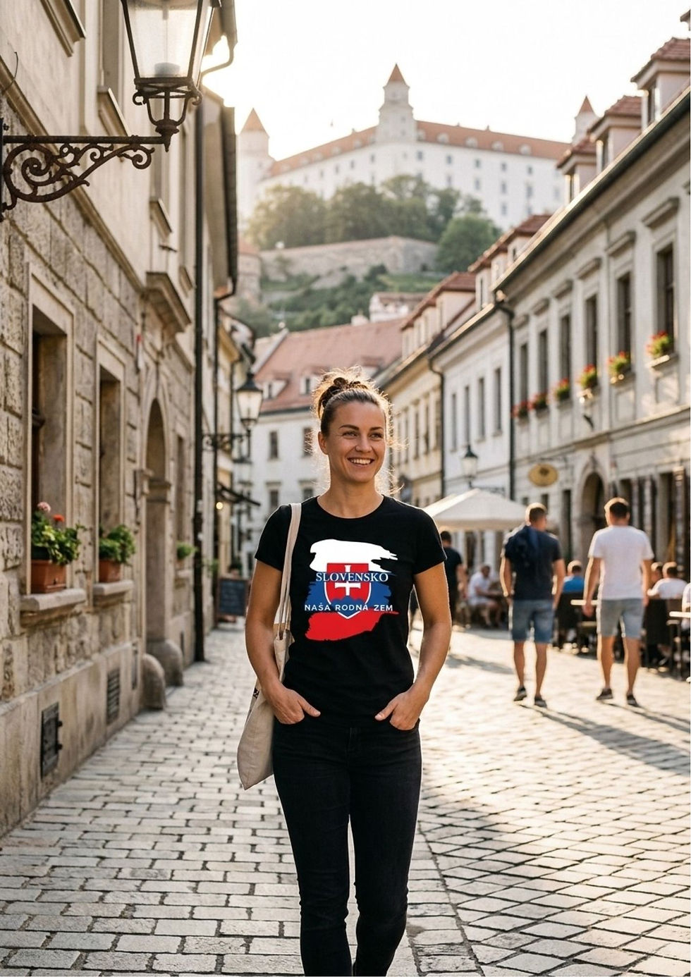 BloomPress - Dámske tričko Slovensko - naša rodná zem