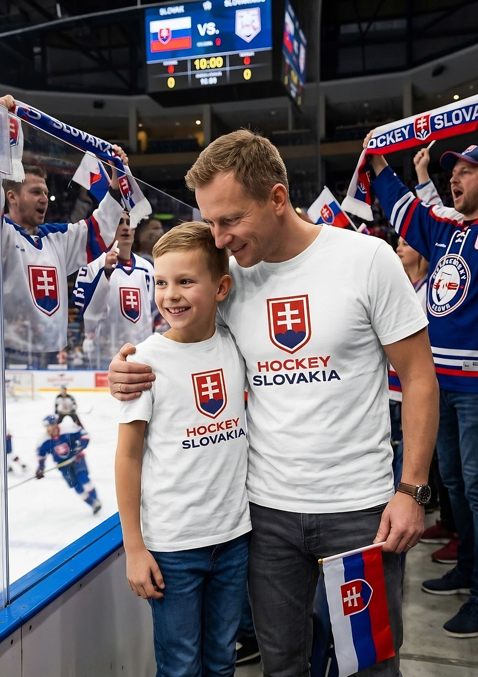BloomPress - Detské tričko Slovenský hokej - malý fanúšik, veľké góly