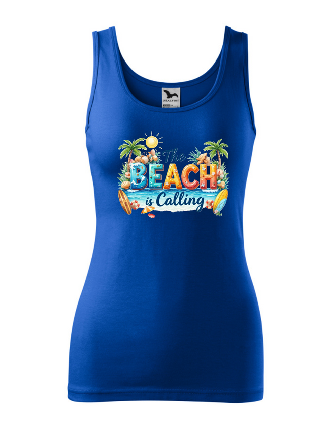 BloomPress - Dámske tielko - The beach in calling