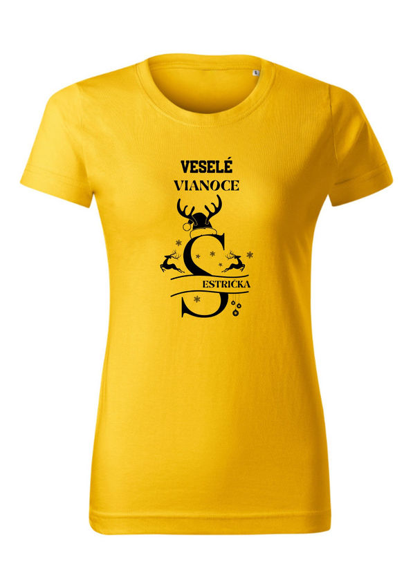 BloomPress - Dámske tričko - Veselé Vianoce - Sestrička