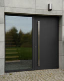 door with glass side panel