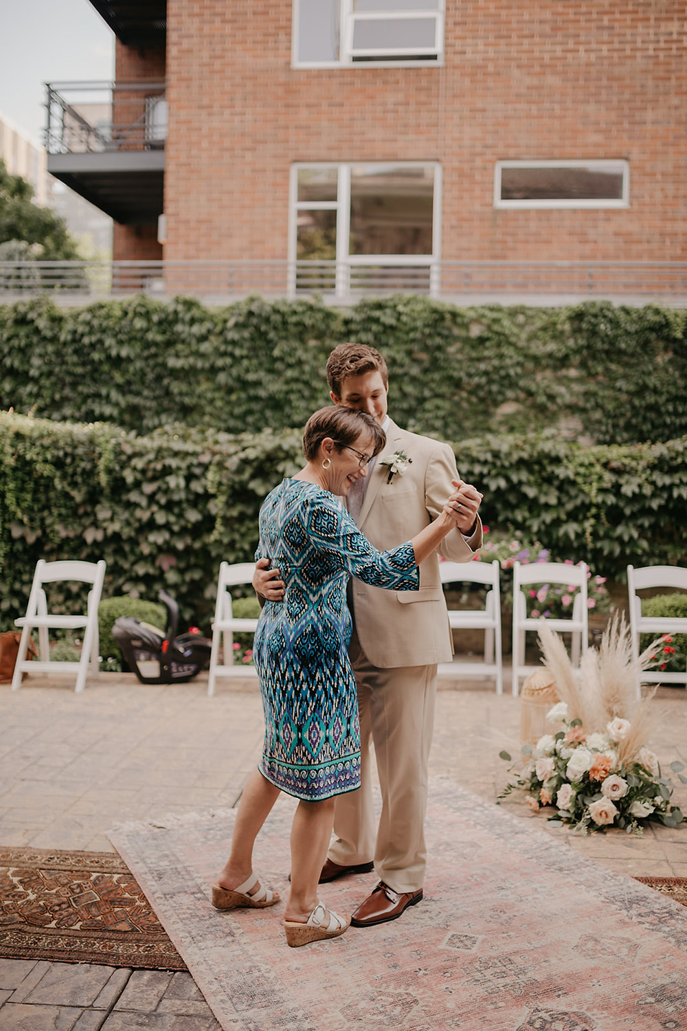 Mother and son first dance is about special memories and special love.