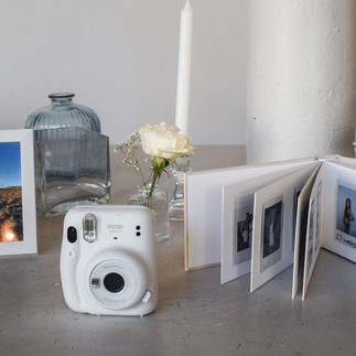 polaroid camera provided for everyone to snap candids during the shower