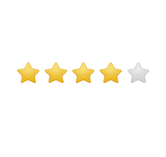 4 star customer review rating