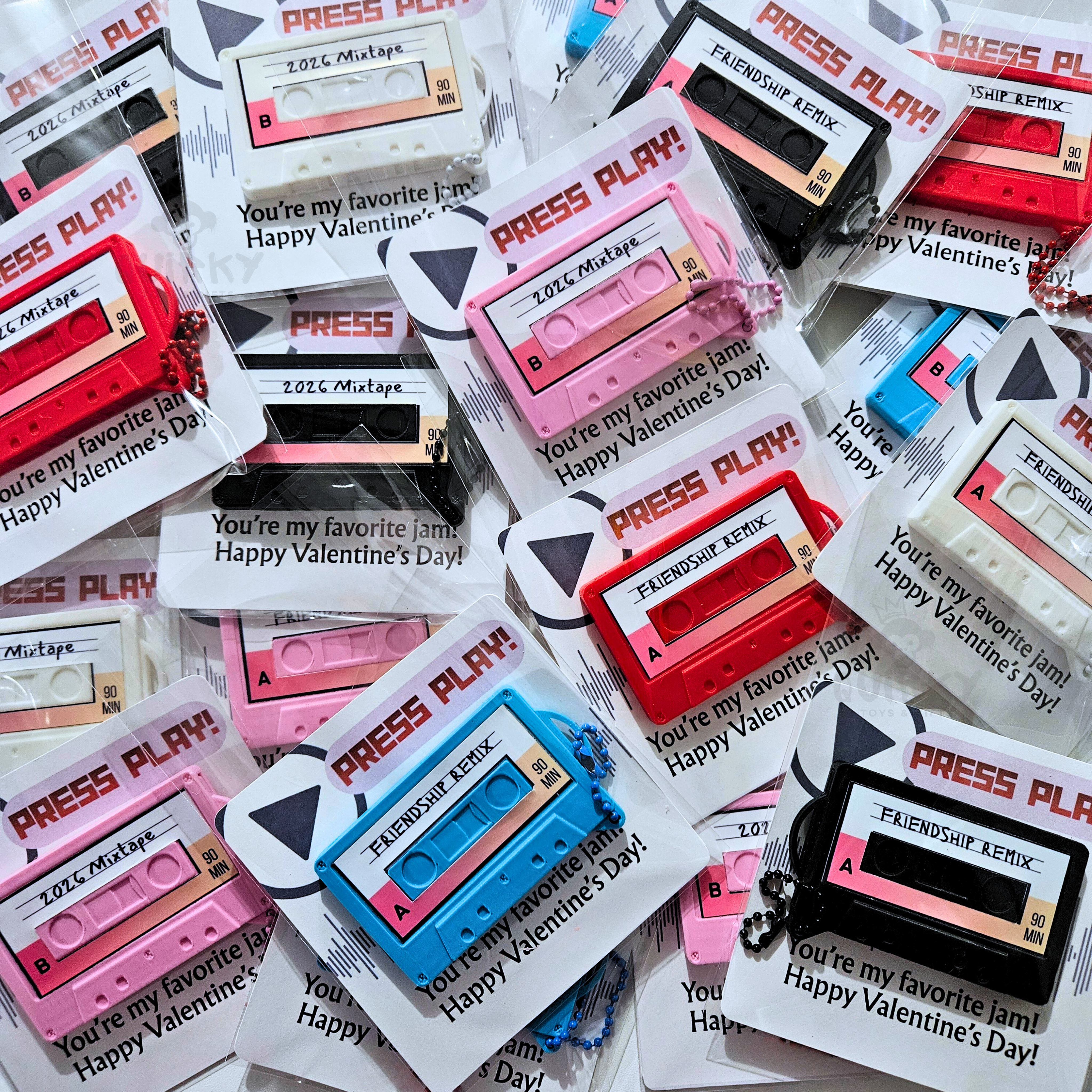 Casette Tape Keychain/Photo Holder