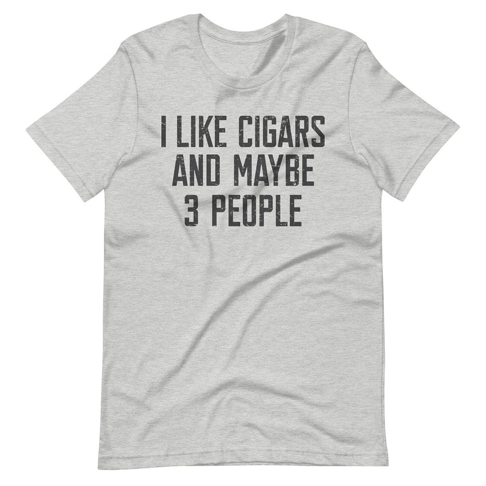 Thumbnail: I like Cigars and maybe 3 people T-Shirt