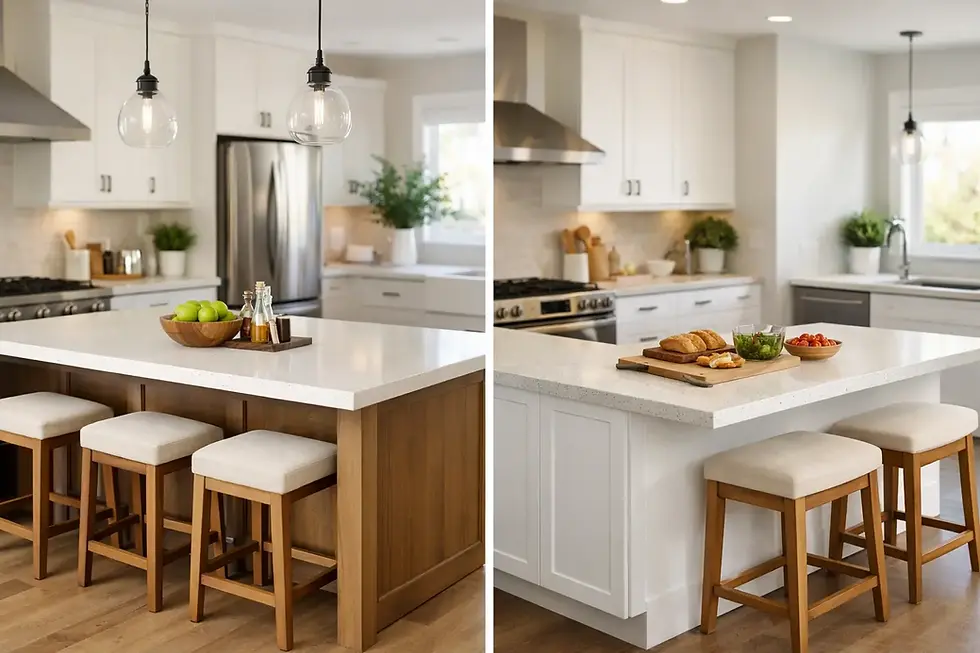 Kitchen Island Versus Peninsula Layouts Compared