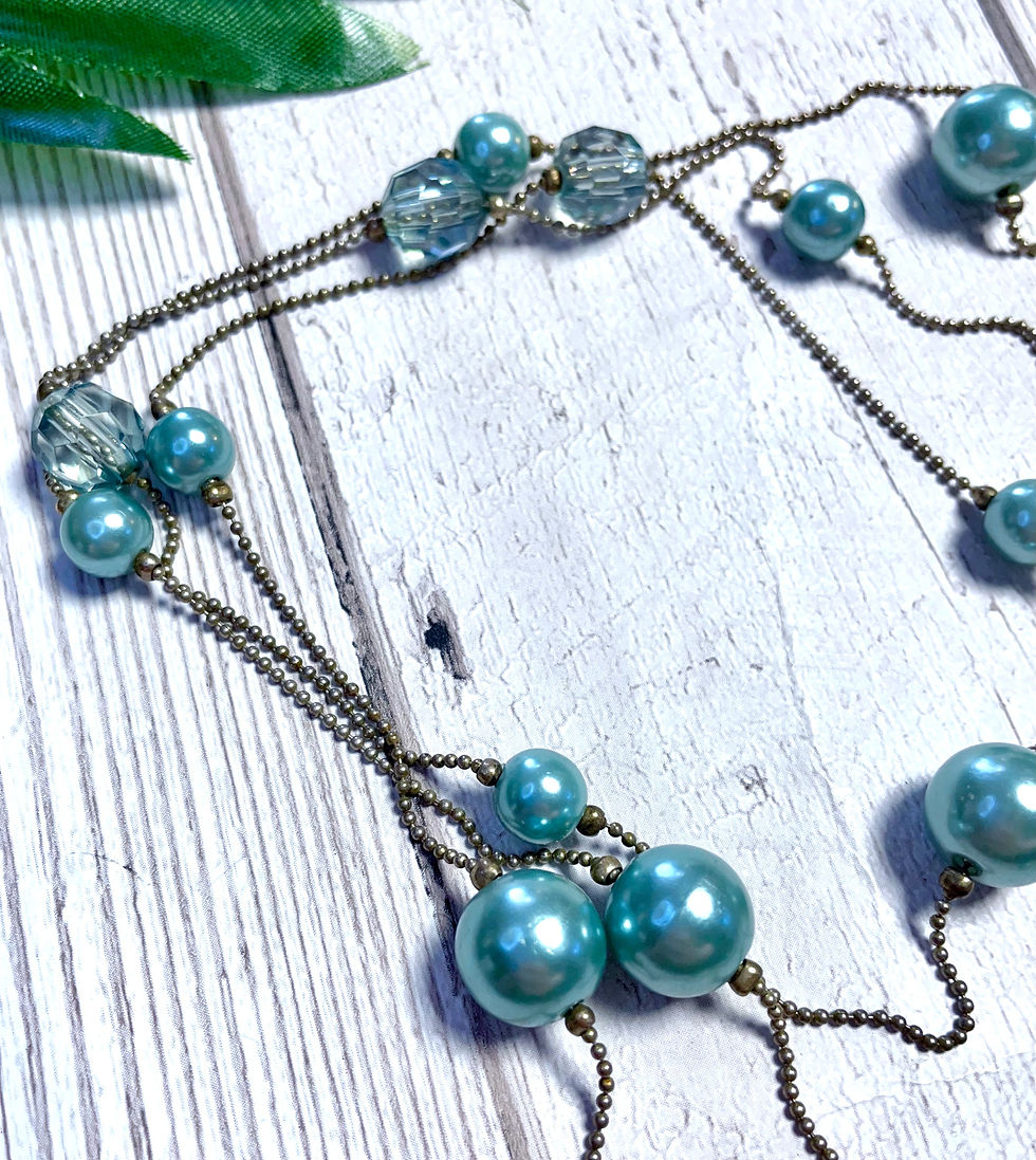 Vintage Necklace | Unique Jewellery | Retro Bead Necklace | Vintage Style