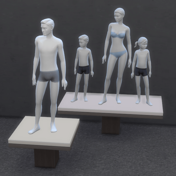 Mannequin & TicTacTiles Edits · Sims 4 CC Objects
