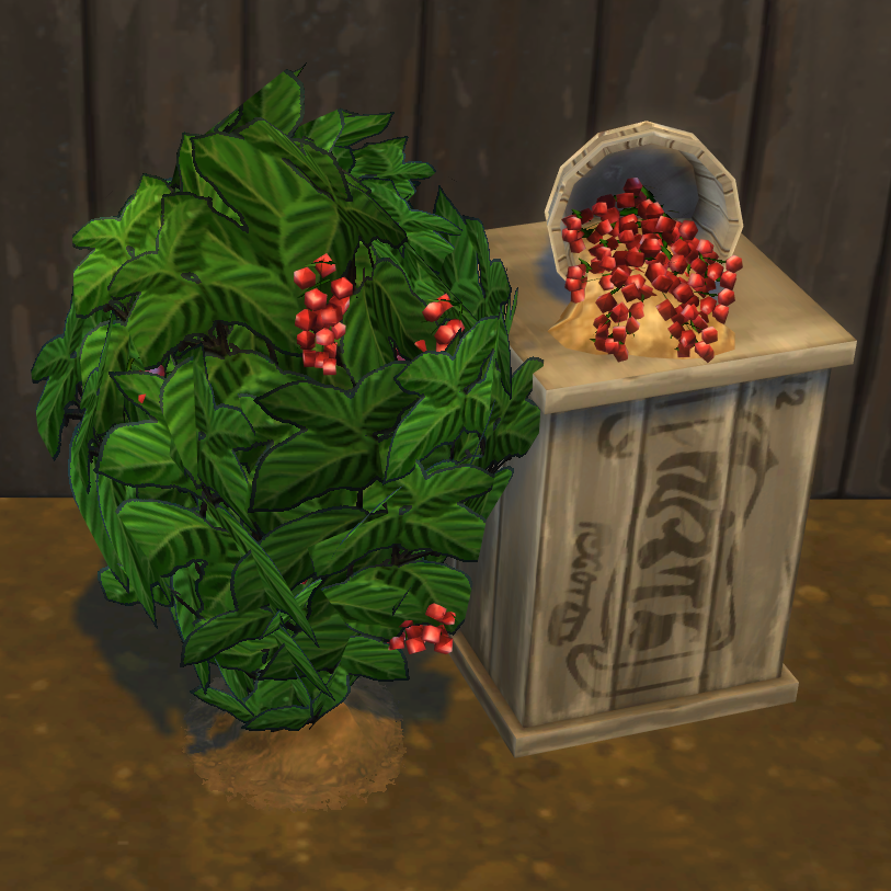 Coffee Harvestable & Plant The Sims 4 Mods